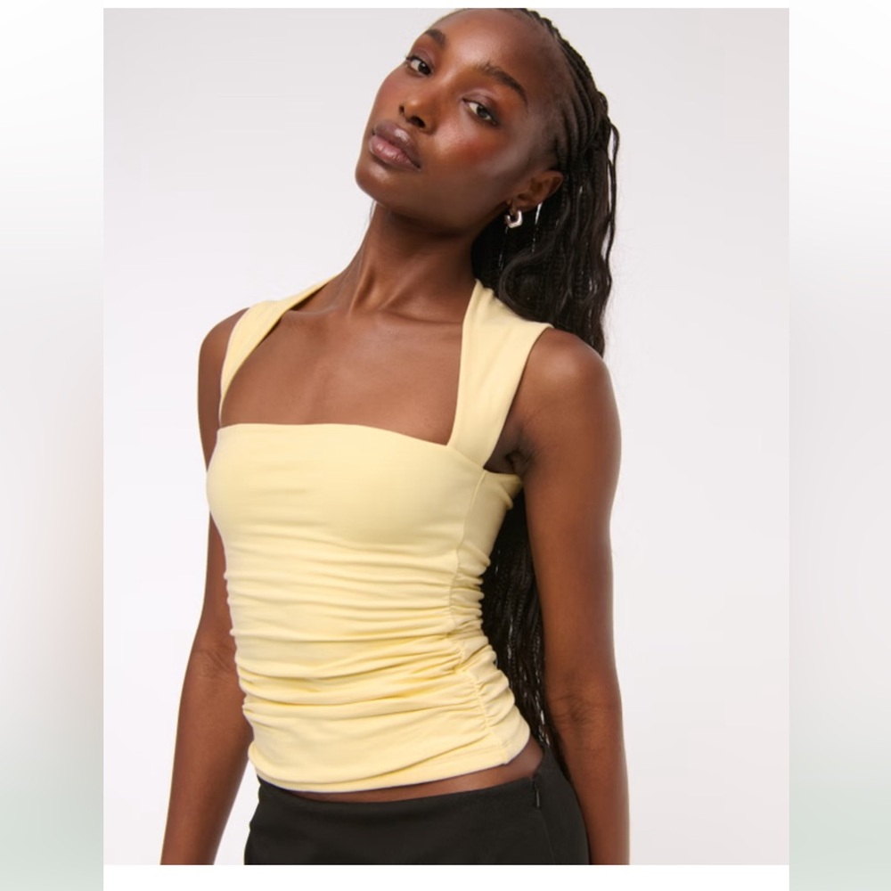 Abercrombie Ava Top Yellow